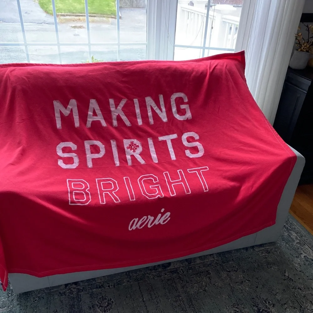 Aerie throw blanket